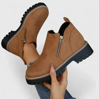 Nina | Damen Stiefel modern elegant hochwertig – Braun