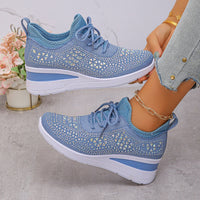 Luriya - Funkelnde Strass-Schuhe – Blau