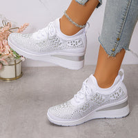 Luriya - Funkelnde Strass-Schuhe – Weiß