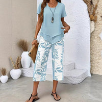 Ysolene - Zweiteiliges Lounge-Set – Blau