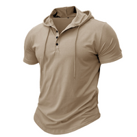 Oisin - Soft-Touch-Kapuzenhemd – Khaki