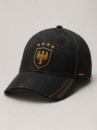 Deutschland Fußball Hut – Schwarz