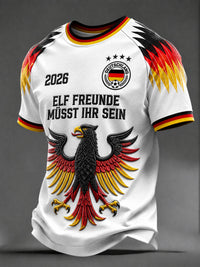 Herren-Fußball-T-Shirts aus Deutschland – Weiß