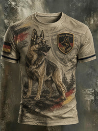 Herren-Casual-T-Shirt mit Aufdruck „Deutscher Schäferhund-Liebhaber“ – als bild