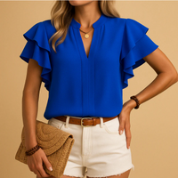 Stilvolle Bluse für Frauen | Elegante – Blau