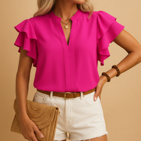 Stilvolle Bluse für Frauen | Elegante – Rosa
