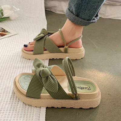 Sommer-Schleifen-Sandale für Frauen