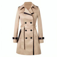| Stilischer Damen-Trenchcoat – Khaki