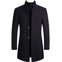 Fernando | Eleganter und lässiger Herrenmantel – Bleu marine