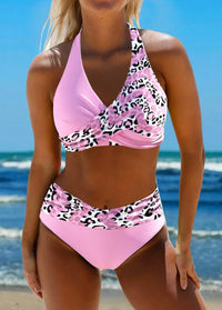 Klara | Kreuz-Bikini – Rosa