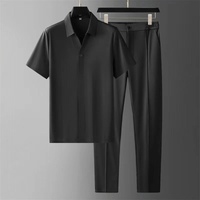 Poloshirt und Hose für Herren – Schwarz