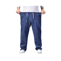 Timo | Herren Denim Jogginghose mit Kordelzug – Dunkelblau
