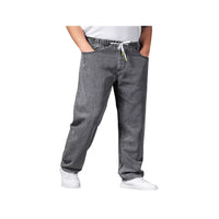 Timo | Herren Denim Jogginghose mit Kordelzug – Grau