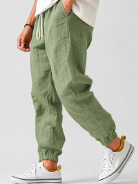 Timo | Herren Jogger Sommerhose – Grün