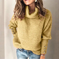 Vyssara | Rollkragenpullover – Gelb