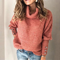 Vyssara | Rollkragenpullover – Rot