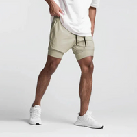 Trainings-Sommer-Shorts für Herren | Sport – Khaki