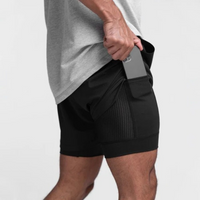 Trainings-Sommer-Shorts für Herren | Sport – Schwarz