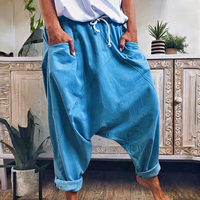 Trendige Haremshosen für Damen | Baggy – Blau