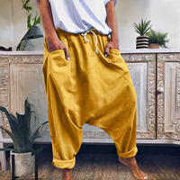 Trendige Haremshosen für Damen | Baggy – Gelb
