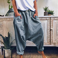 Trendige Haremshosen für Damen | Baggy – Grau