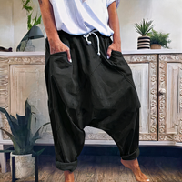 Trendige Haremshosen für Damen | Baggy – Schwarz