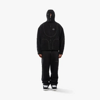 Trendiger moderner Herren-Kapuzenpullover | Warme – Schwarz