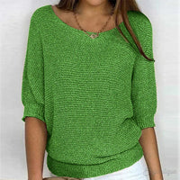Ruby | Leichter Übergangs Pullover – Grün