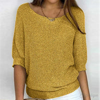 Ruby | Leichter Übergangs Pullover – Gelb