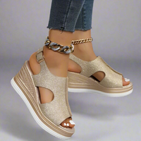 Luzie | Orthopädische Sandalen für entspanntes Gehen – Gold