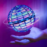 FlyNova | Wiederaufladbarer fliegender Spinnerball mit LED-Beleuchtung – Blau