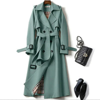 Sarah™ | Stilvoller eleganter Trenchcoat – Grün