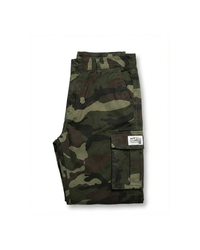Jonas | Camo Cargo Hose Herren Komfort Fit – Oliv