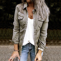 Elvira - Jeansjacke – Grau
