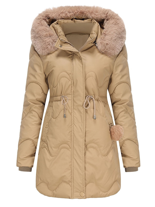 Geff | Elegante gefütterte Damen Winterjacke