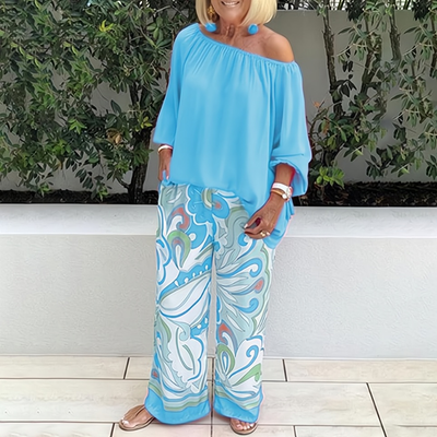 Eloise - Modisches Blusen-Hosen-Set für Damen