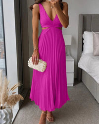 Valentina | Elegantes Abend-Midikleid – Rosa