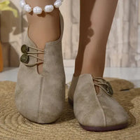 Heidi-Mode | Elegante Ergonomische Flachschuhe mit Weicher Sohle – Beige