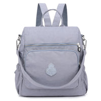 Diebstahlsicherer Rucksack Für Damen | Umhängetasche – Grau