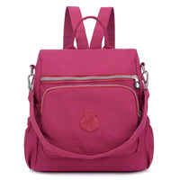 Diebstahlsicherer Rucksack Für Damen | Umhängetasche – Magenta