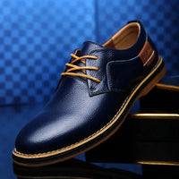 Echte Lederschuhe für Herren – Blau
