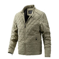 Klaus | Klassische jacke für Winter – Khaki