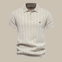 Leichtes und elegantes Poloshirt für den Alltag – Beige