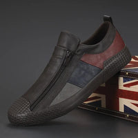 Paul | Herren Leder Slip-Ons im klassischen Stil – Dunkelbraun