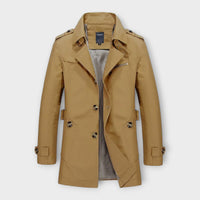 Lucas - Eleganter Herrenmantel – Khaki