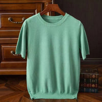 Lukas | Giovanni Kaschmir Tee für elegante Herren – Grün