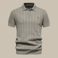 Leichtes und elegantes Poloshirt für den Alltag – Khaki