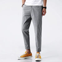 Elias | Hana Chino Hose mit feiner Silhouette Herren – Grau