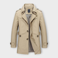 Lucas - Eleganter Herrenmantel – Beige