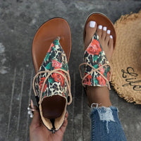 Perla | Trendige Kneifzangensandalen – Rot